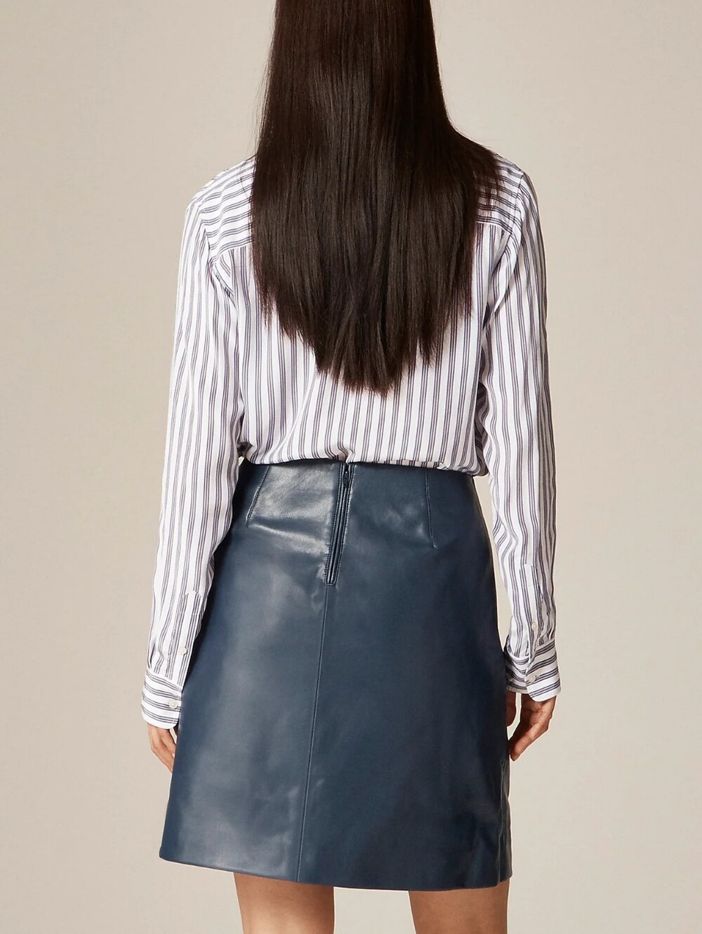 Fairfax skirt in faux leather - Picture 3 of 3